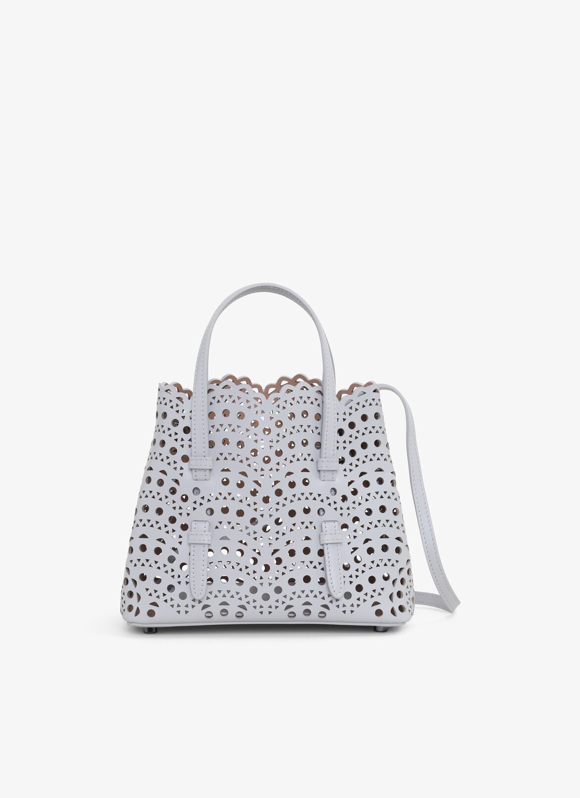 MINA 20 BAG IN VIENNE WAVE CALFSKIN ALAÏA PEARL MINA 20 BAG IN VIENNE WAVE CALFSKIN